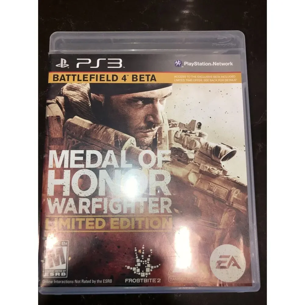 Medal of Honor: Warfighter -- Limited Edition‎ (Sony PlayStation 3, 2012) CIB